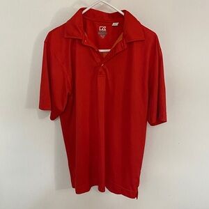 Cutter & Buck Vibrant Red Men's Polo Shirt